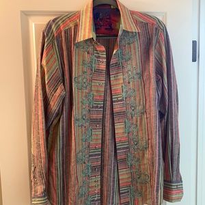 Robert Graham limited edition long sleeve shirt. Medium classic fit